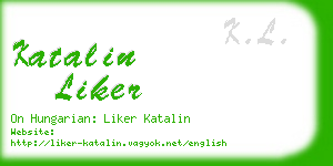 katalin liker business card